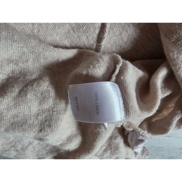 J.Jill Love Linen Button Back Lightweight Cardigan Sweater 3X Cream White - Picture 5 of 7